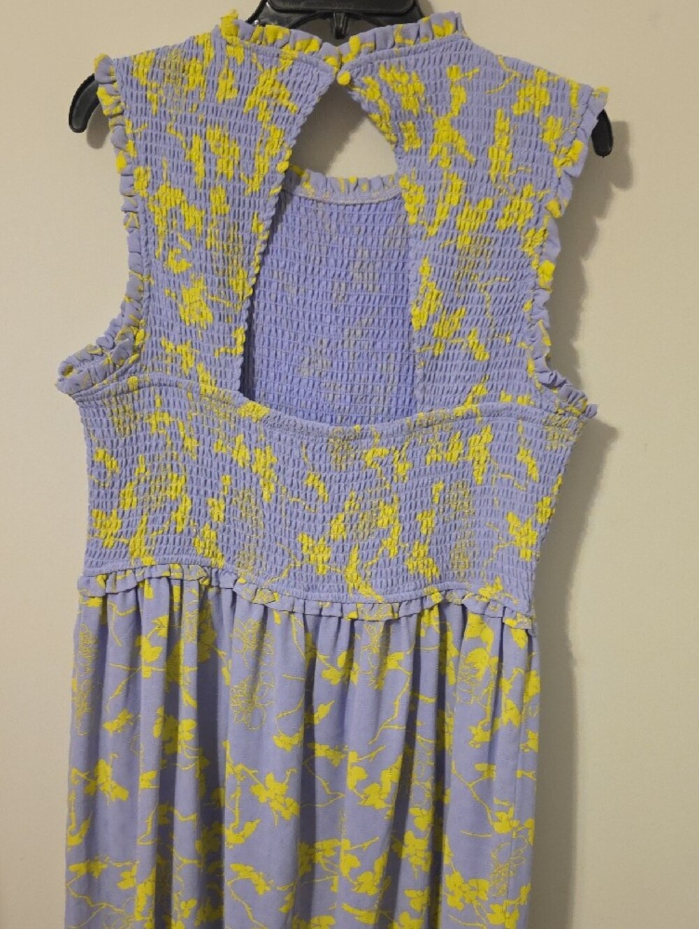 NWT Jessica Simpson Sweet Lavender Hidden Lotus Flower Dress Size XL - Picture 5 of 6